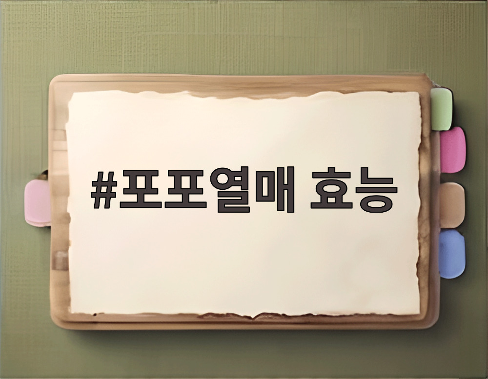 포포열매 효능