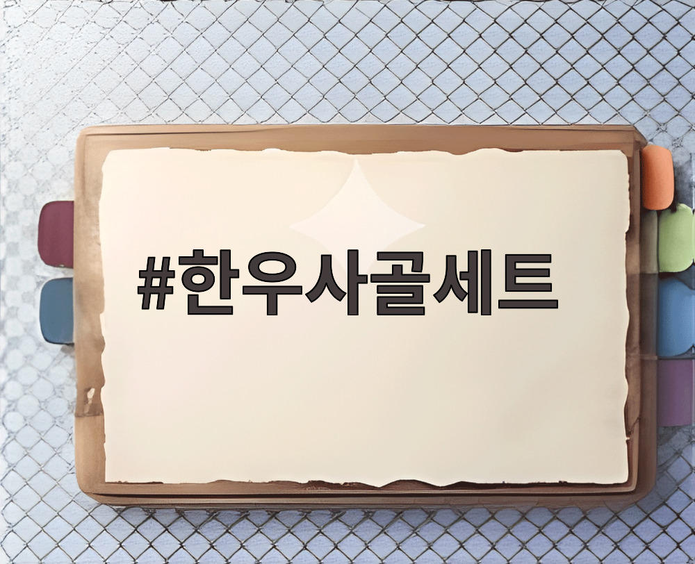한우사골세트