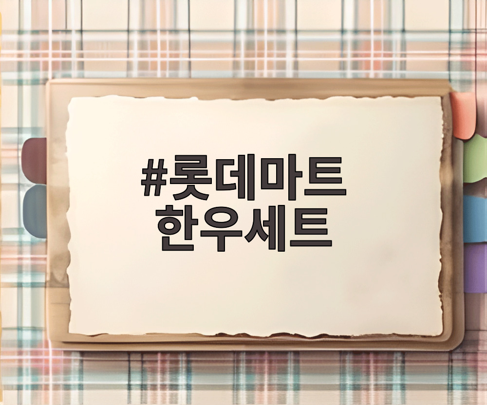 롯데마트 한우세트