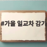 가을 일교차 감기