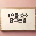 으름 효소 담그는법