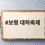 보령 대하축제
