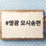영광 모시송편 쫀득한 맛과 간단 조리법까지 알아봐요 영광 모시송편