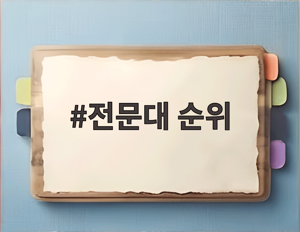 전문대 순위