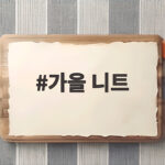 가을 니트