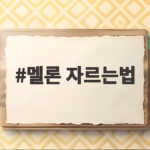 멜론 자르는법 이렇게 하면 과즙 가득 달콤하게 즐겨요 멜론 자르는법