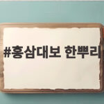홍삼대보 한뿌리