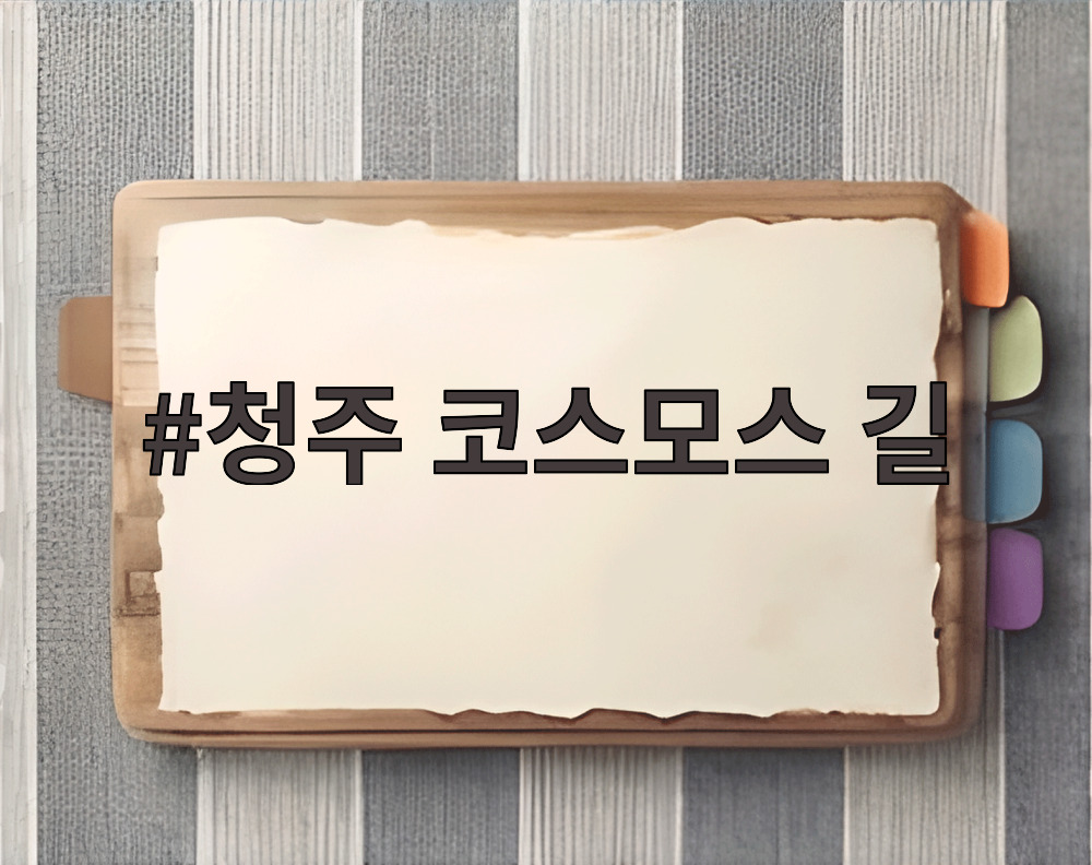 청주 코스모스 길