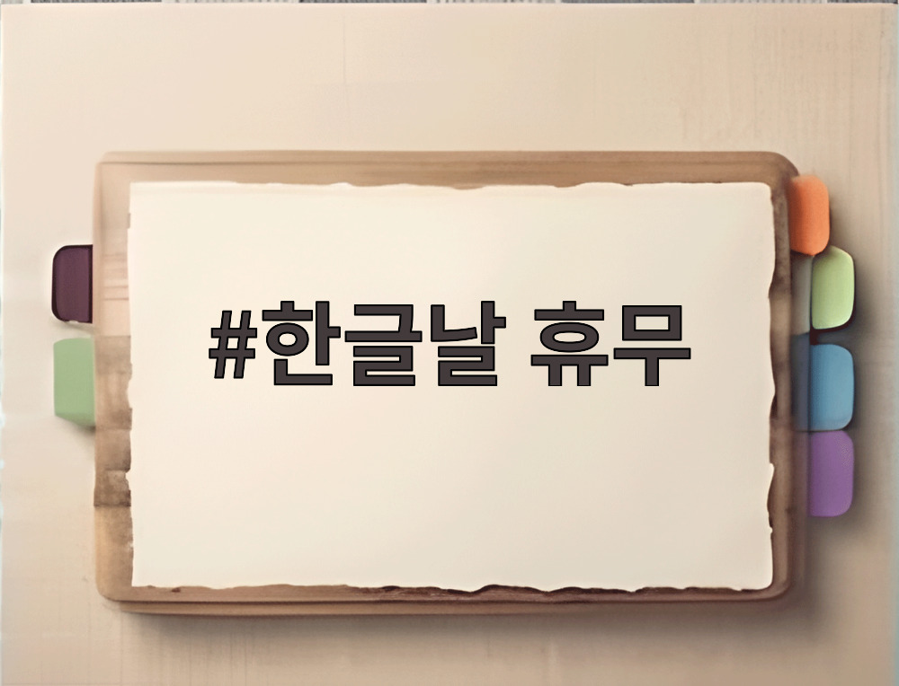 한글날 휴무