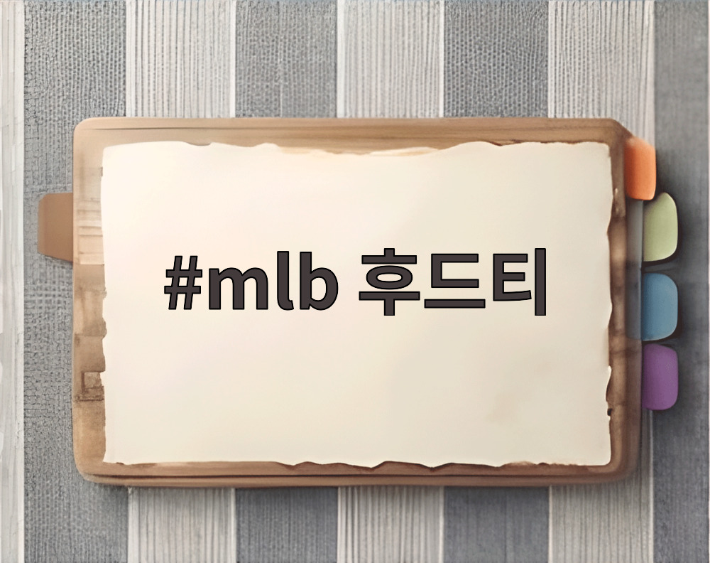 mlb 후드티