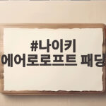 나이키 에어로로프트 패딩