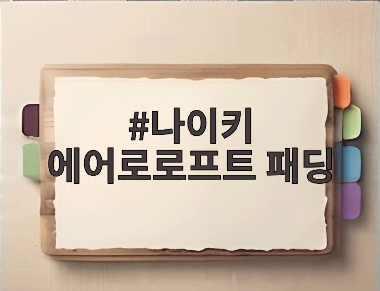나이키 에어로로프트 패딩