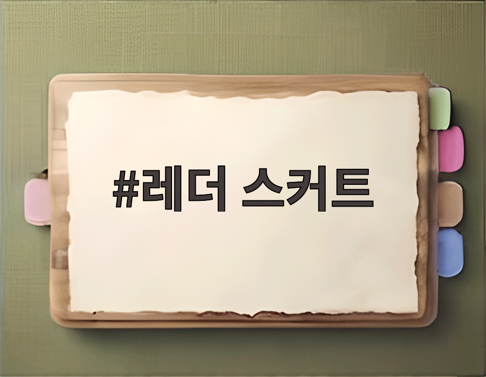 레더 스커트