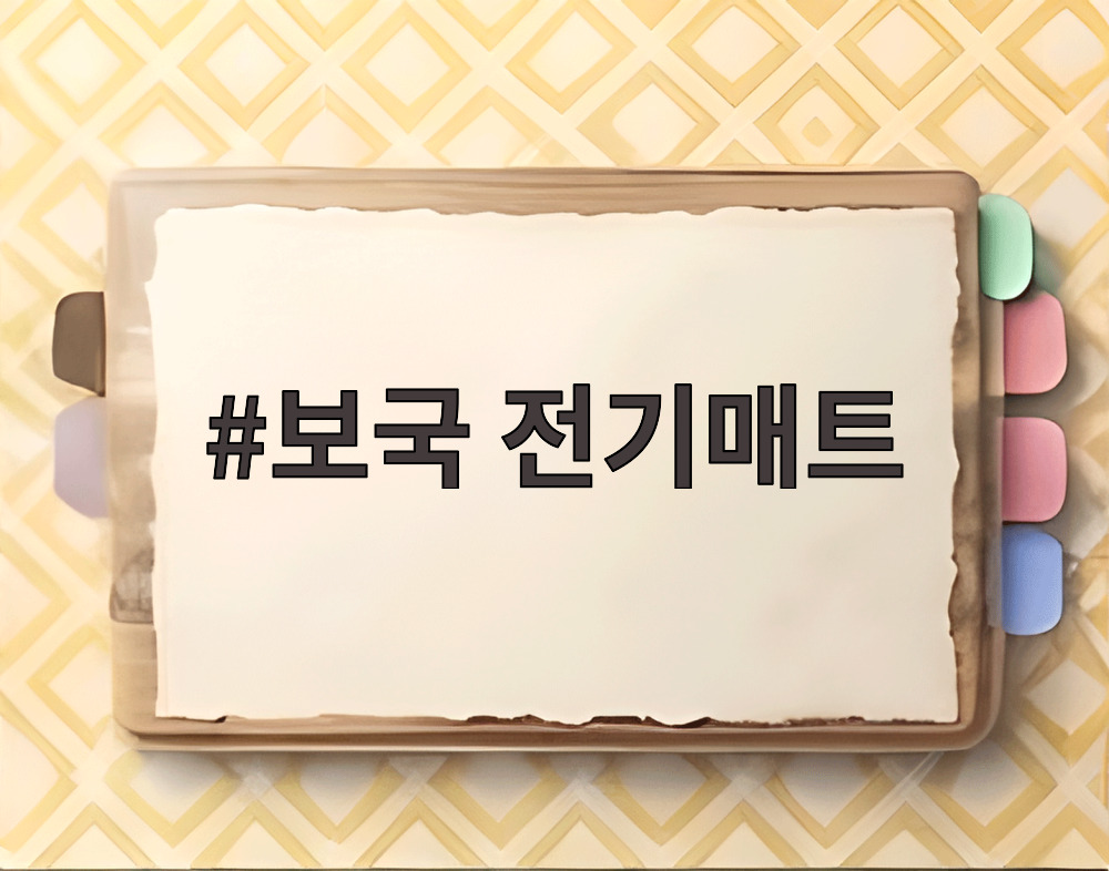 보국 전기매트