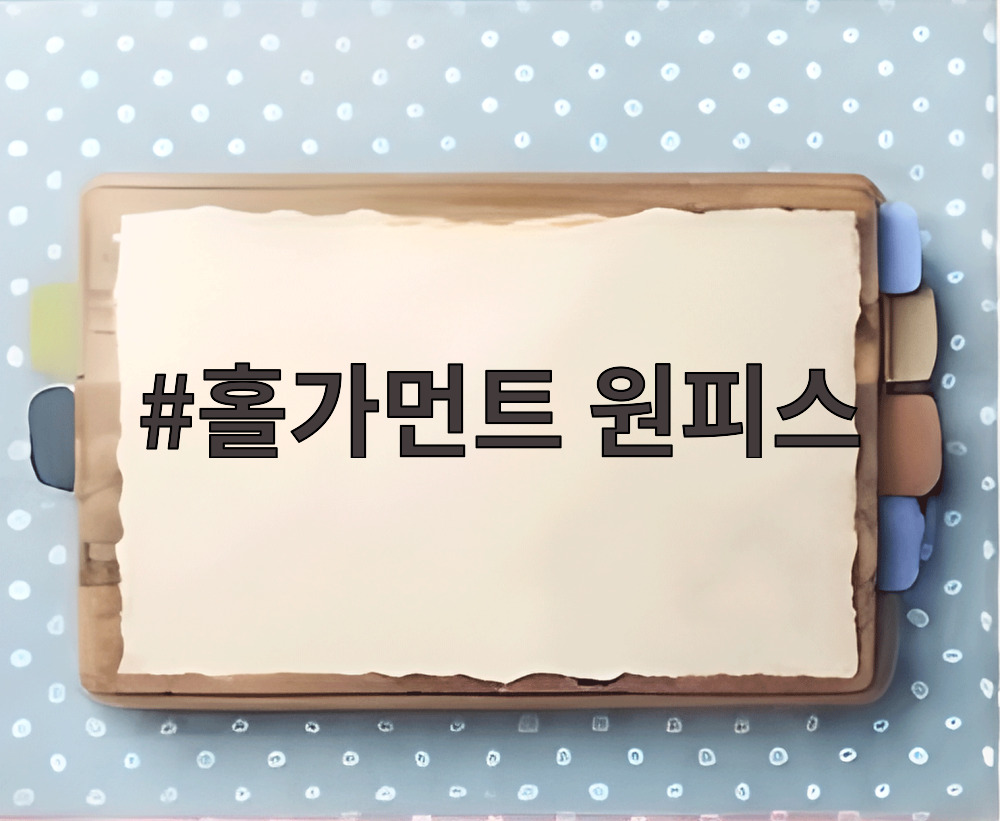 홀가먼트 원피스