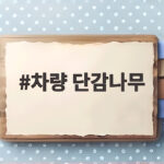 차량 단감나무