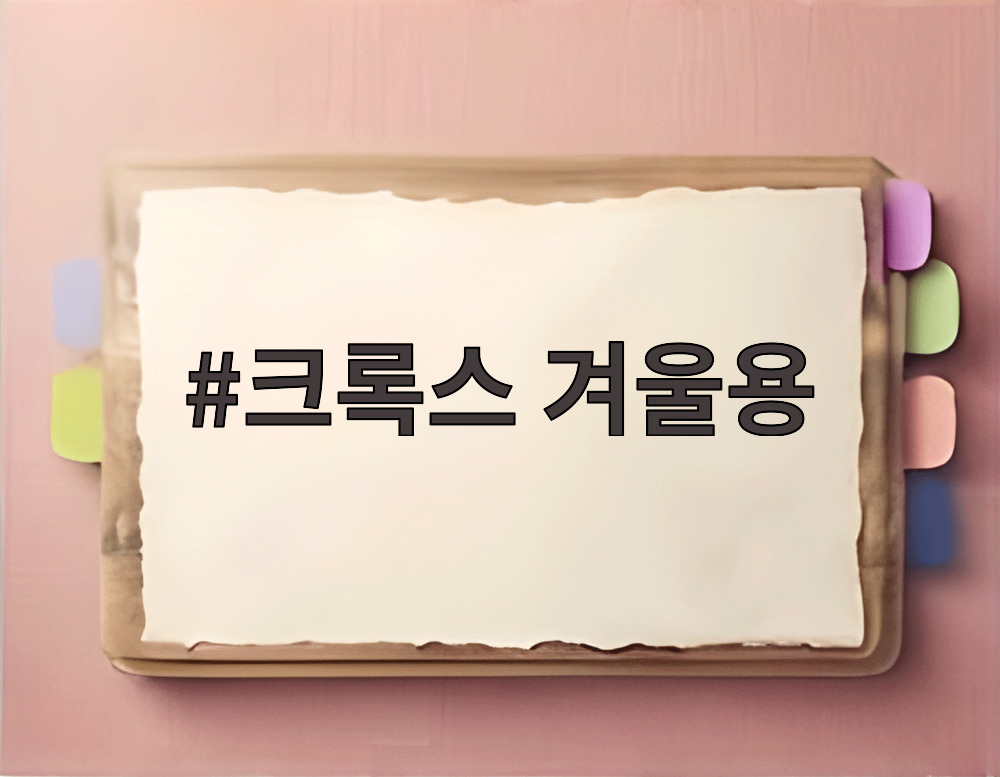 크록스 겨울용