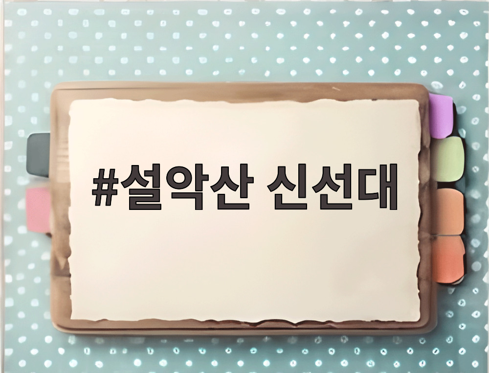 설악산 신선대