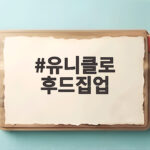 유니클로 후드집업