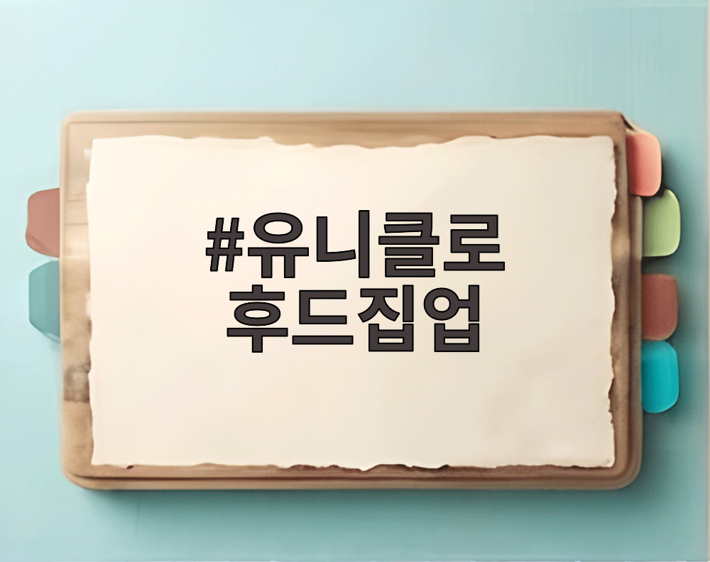 유니클로 후드집업