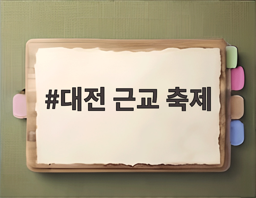 대전 근교 축제