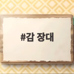 감 장대