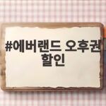 에버랜드 오후권 할인