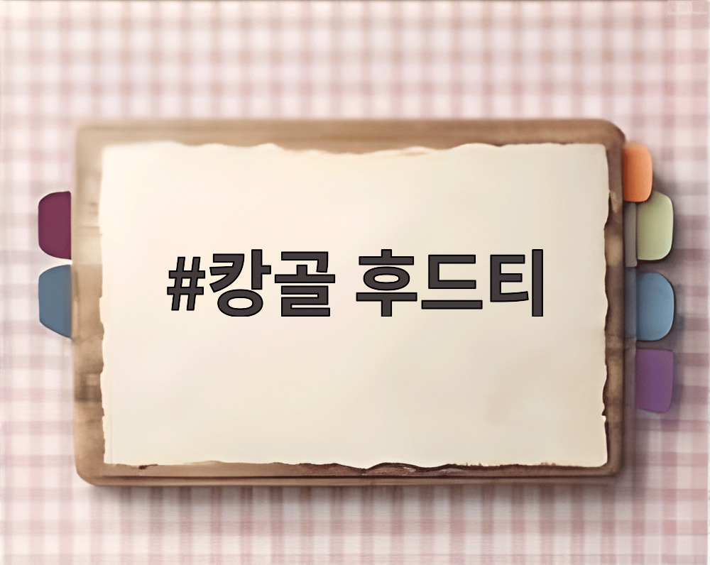 캉골 후드티