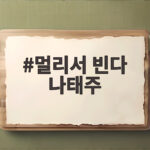 멀리서 빈다 나태주