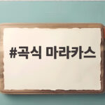 곡식 마라카스