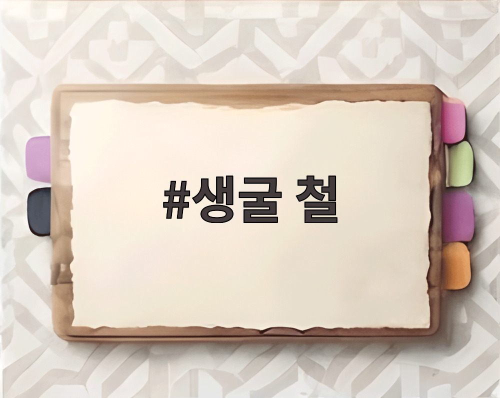 생굴 철
