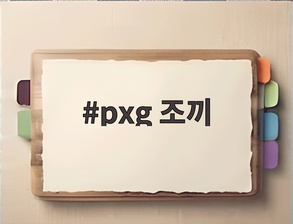 pxg 조끼