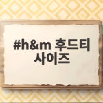 h&m 후드티 사이즈