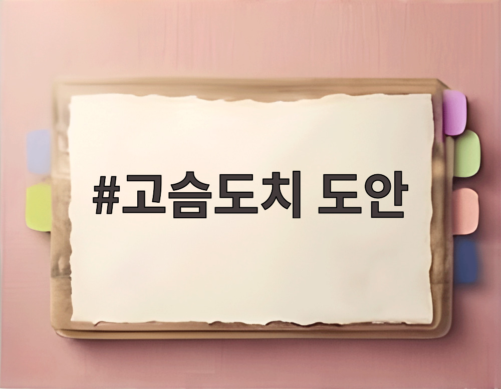 고슴도치 도안