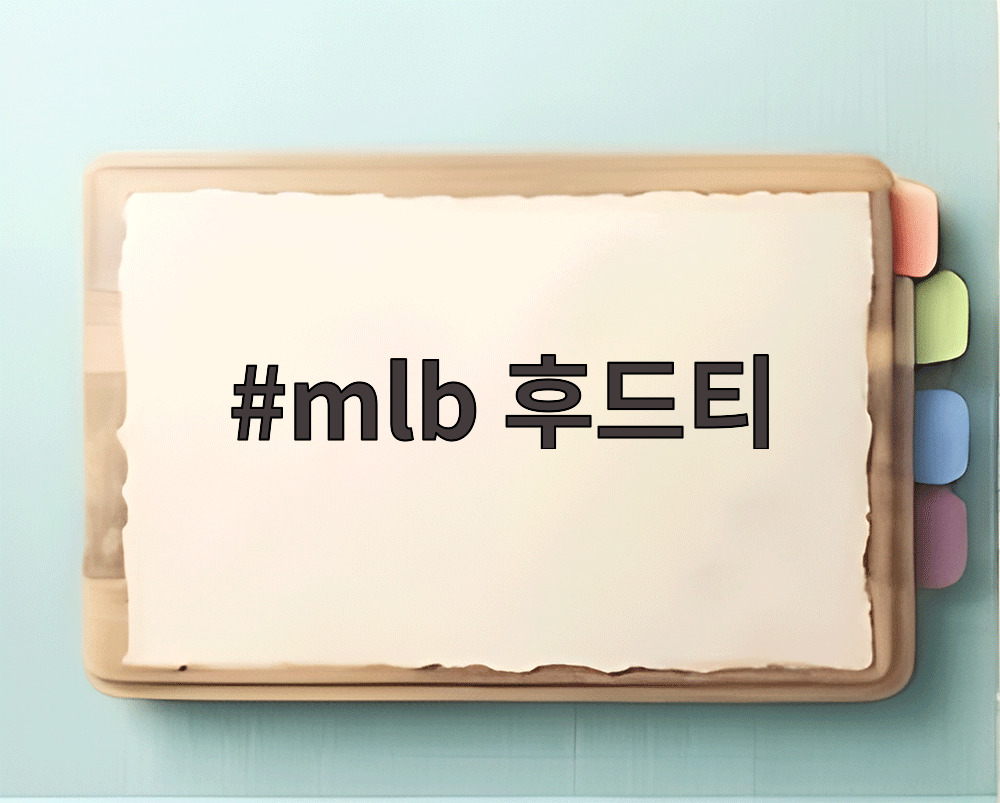 mlb 후드티