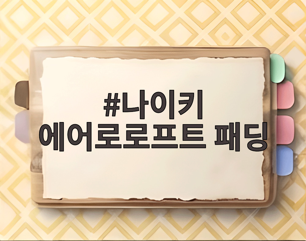 나이키 에어로로프트 패딩