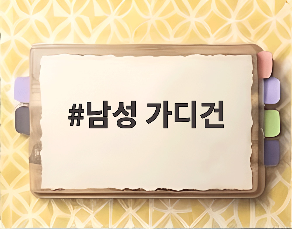 남성 가디건