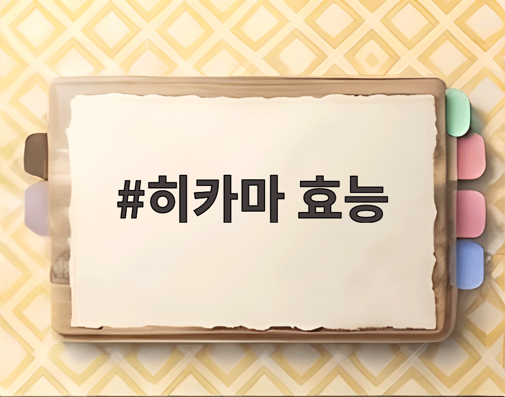 히카마 효능