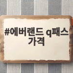 에버랜드 q패스 가격