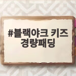 블랙야크 키즈 경량패딩