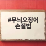 무늬오징어 손질법