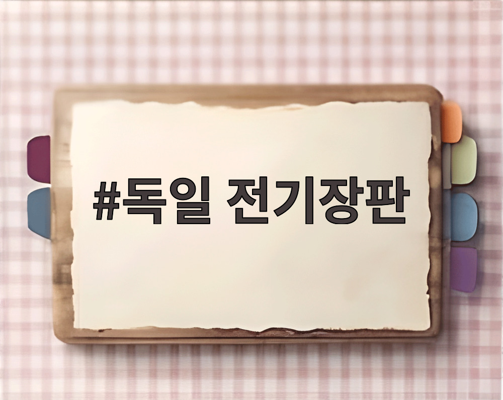 독일 전기장판