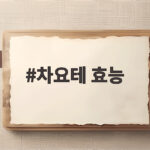 차요테 효능