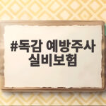 독감 예방주사 실비보험