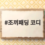 조끼패딩 코디로 가을부터 겨울까지 따뜻하게 입는 방법 조끼패딩 코디