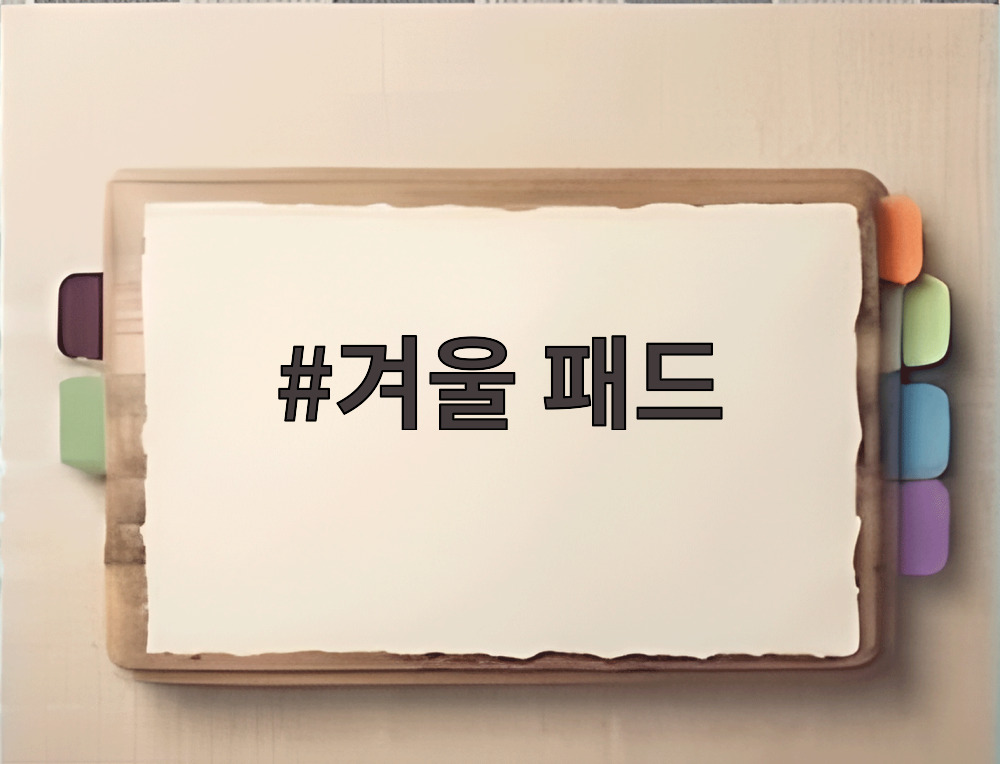 겨울 패드
