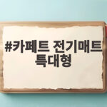 카페트 전기매트 특대형