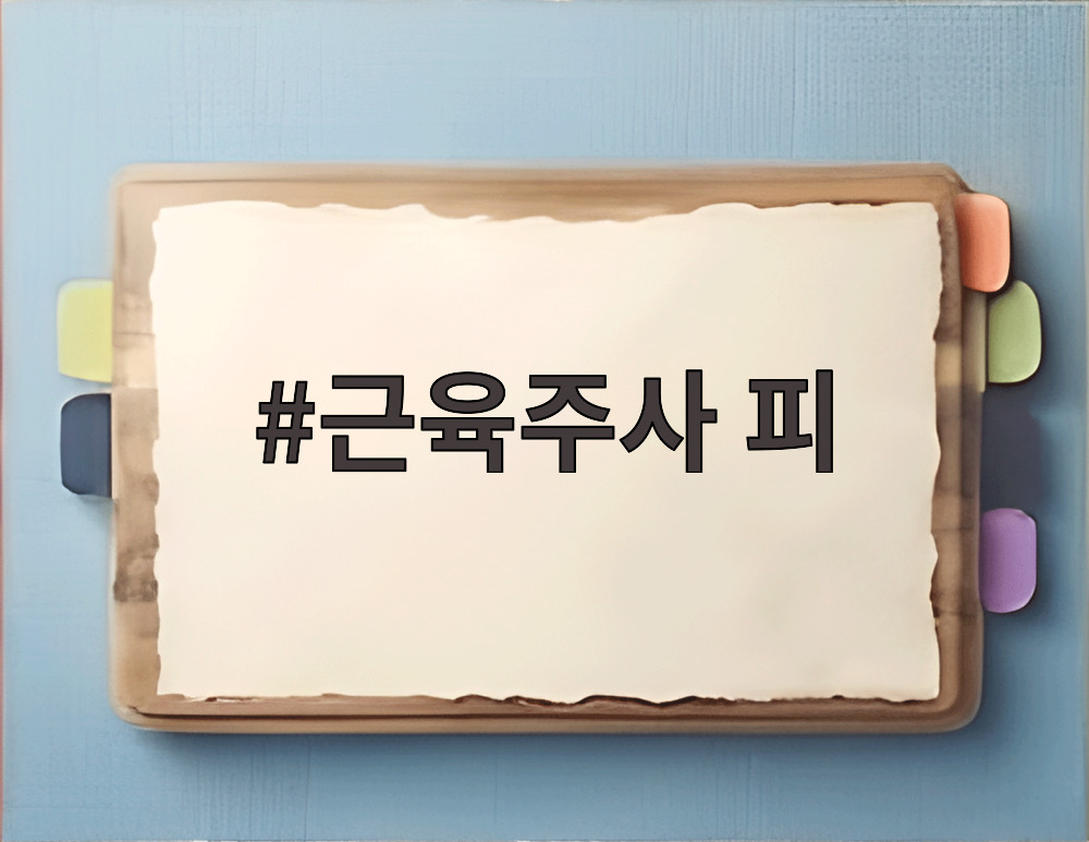 근육주사 피