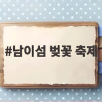 남이섬 벚꽃 축제