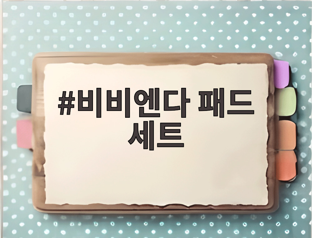 비비엔다 패드 세트